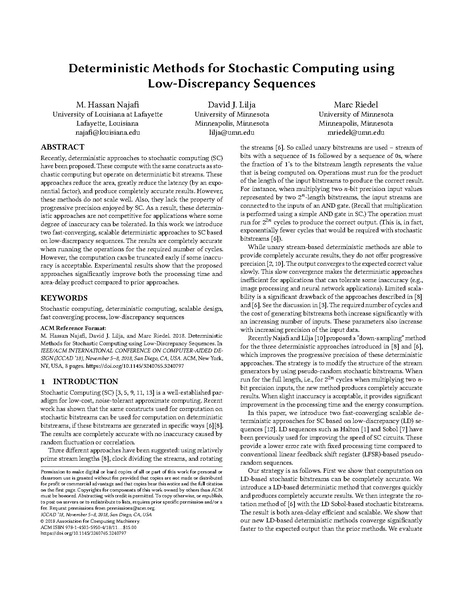 File:Najafi Lilja Riedel Deterministic Methods for Stochastic Computing using Low-Discrepancy Sequences.pdf