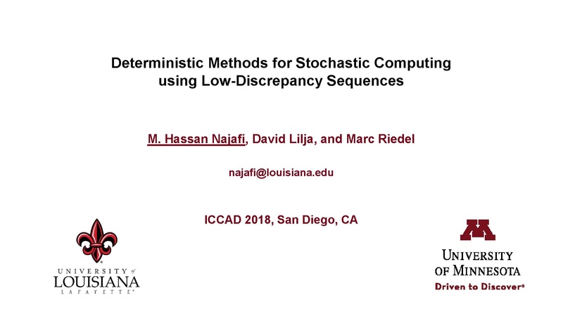File:Najafi Lilja Riedel Deterministic Methods for Stochastic Computing using Low-Discrepancy Sequences Slides.pdf