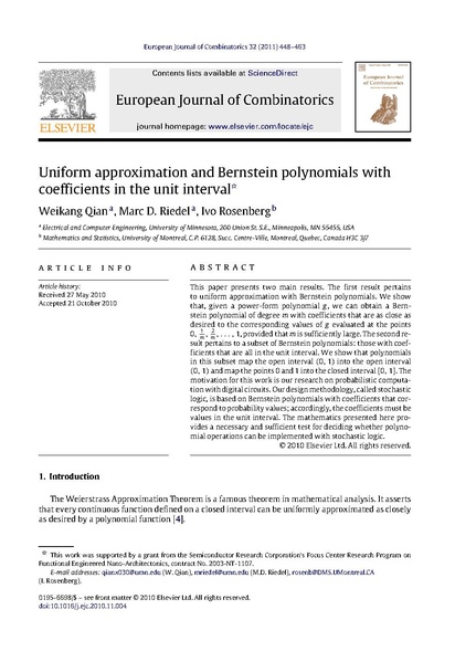 File:Qian Riedel Rosenberg Uniform Approximation and Bernstein Polynomials with Coefficients in the Unit Interval.pdf
